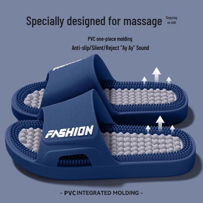 Women's Acupoint Massage Slippers 2026 - Non-Slip Indoor Sandals for Shower and Bath