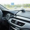 Universal Car Phone Holder with Flexible Hose and Magnetic Suction Cup for Windshield Navigation