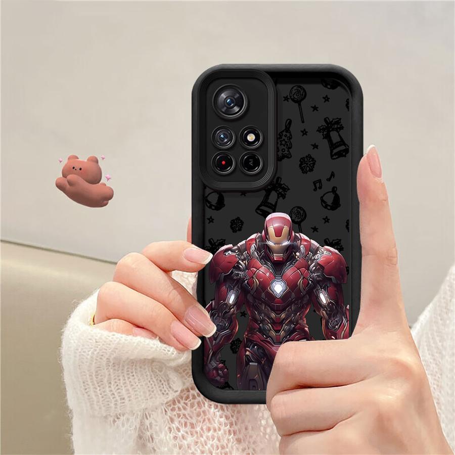 Marvel Deadpool Captain America Hülle für Xiaomi Redmi Note 13 14 Pro Plus 12s 11s 10 11 12 Pro Weiche Hülle