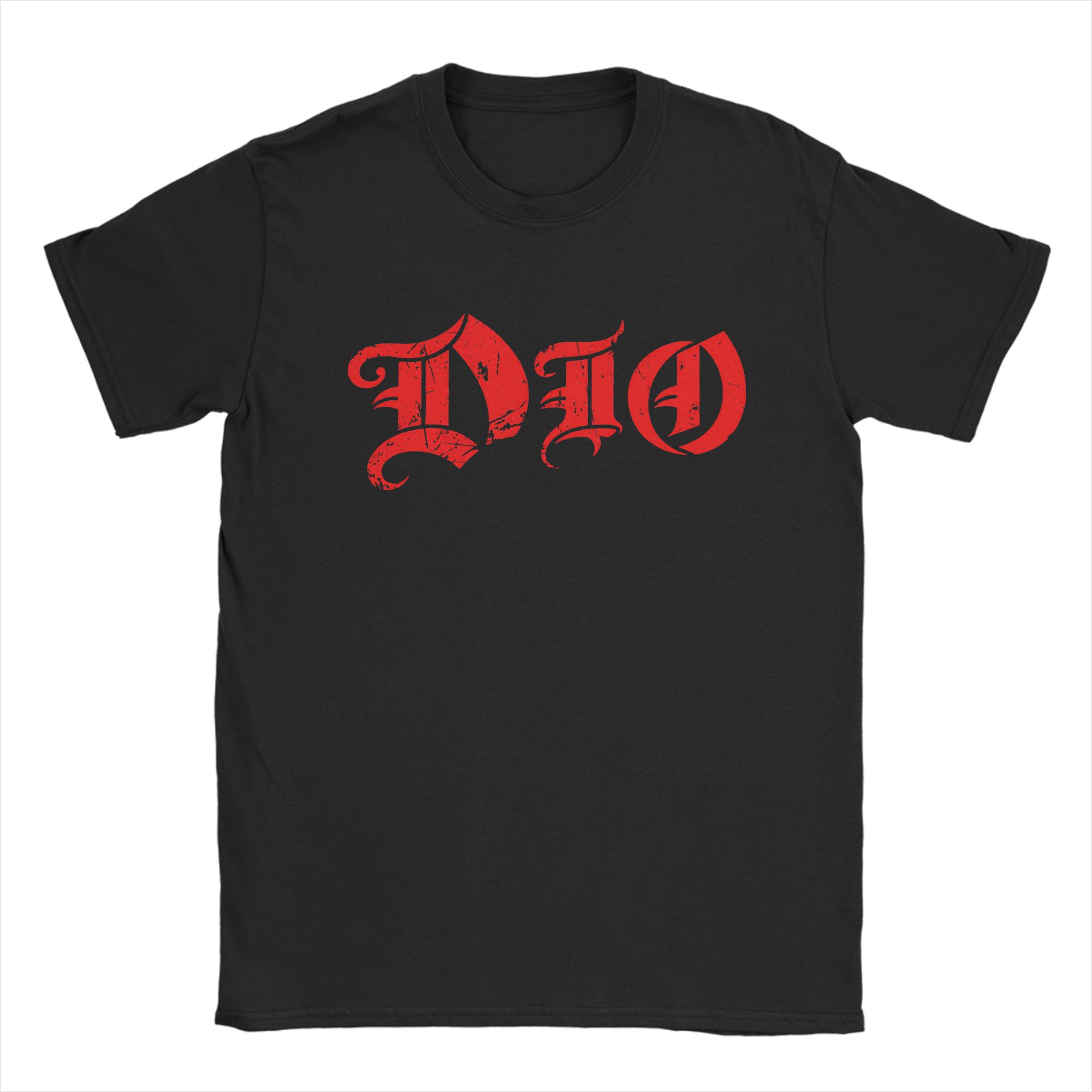 

Dio Band We Rock T-Shirt Men Women Novelty 100% Cotton Tees Crew Neck Short Sleeve T Shirt Printing Clothing 4XL