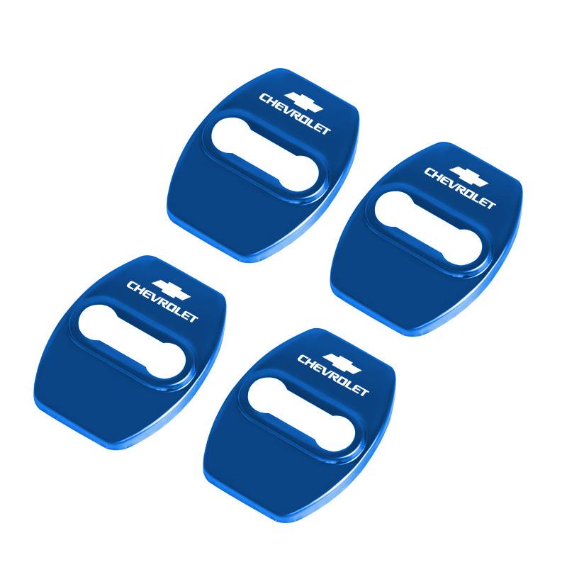 

4Pcs Car Door Lock Cover Stainless Steel Cap Auto Accessories For Chevrolet Cruze Spark Captiva Suburban Camaro Malibu Silverado