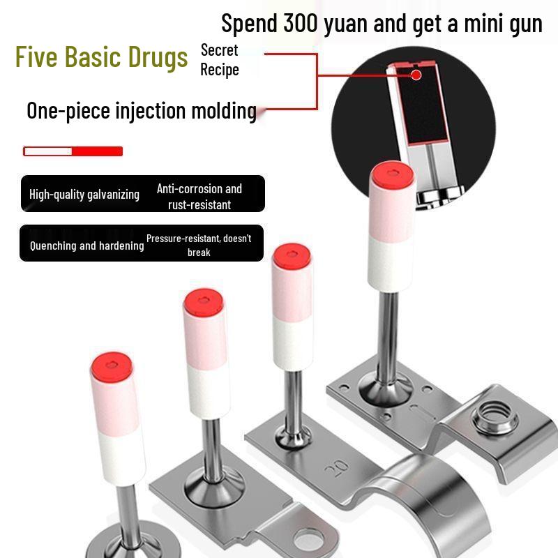 Powder Actuated M8 Ceiling Pipe Clamp Nail Gun with One-Piece Fire Protection Steel Nails