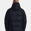 Under Armour Warm Solid Color Sports Hooded Down Jacket Outerwear Men Outerwear Black 1355853-001