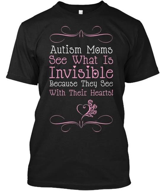Autism Mom Heart TTshirt Made in the USA Size S to 5XL XL