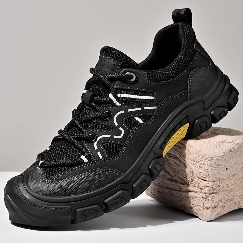 Summer Fashion Men's Beach Sandals Anti-collision Hiking Shoes for Outdoor Hiking Comfortable Breathable Thick-soled Men's Shoes