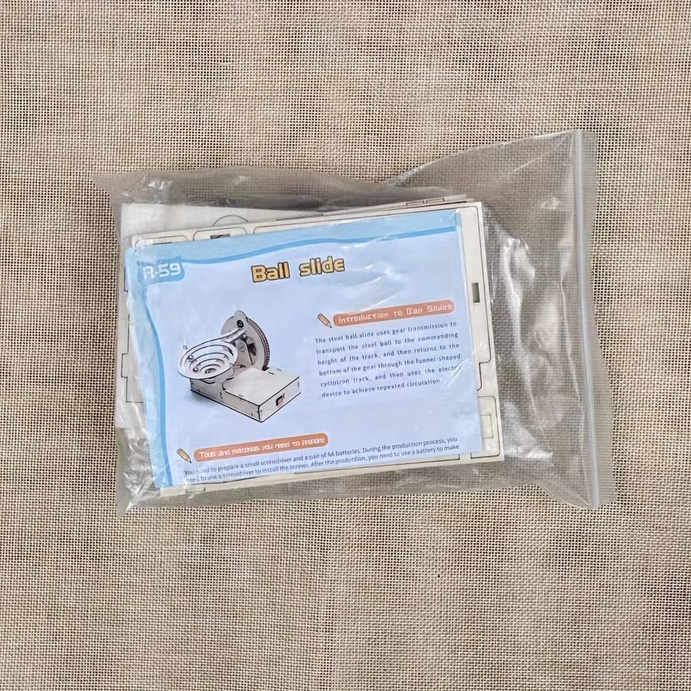 Kleines Experiment Kugelbahnmodell Rutsche Naturwissenschaften elektrischer Wirbel Zusammenbau Kugel mechanisches Gerüst 12 Jahre alt+