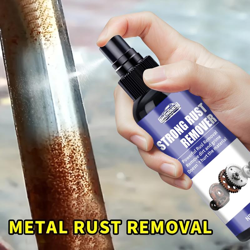 Universal Rust Removal Spray, Iron Removal Converter Spray, Metal Rust Remover, Suitable for Car Parts, Tires, Rims, Doors, Etc., Effective Repai