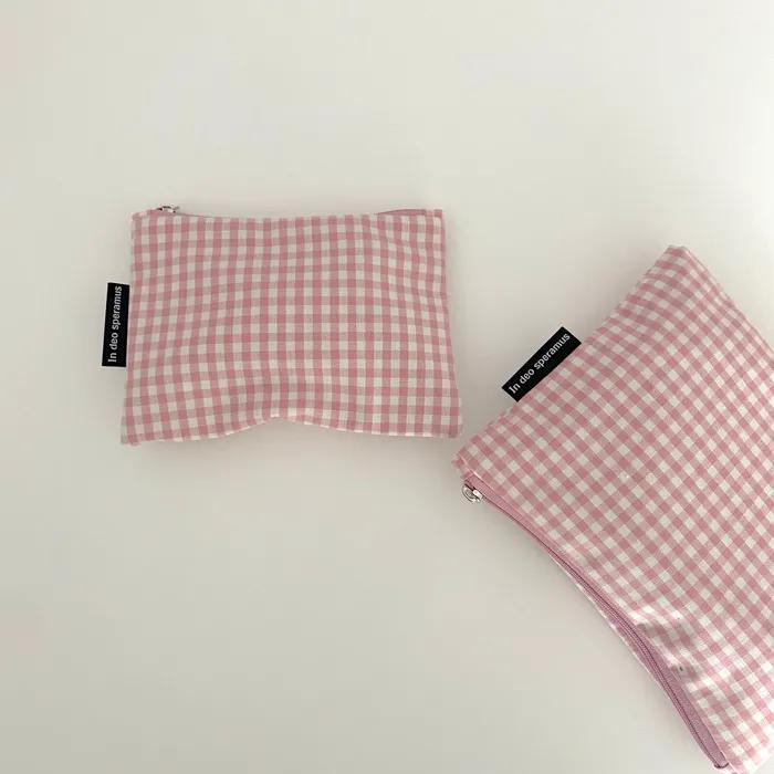 Baby pink pouch
