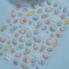 Magical Blow Bubbles Goldfish Bunny Rabbit Cat Kitten Shape Shiny Dreamy Bubbles 5D Nail Art Decorations Sticker Manicure Decal