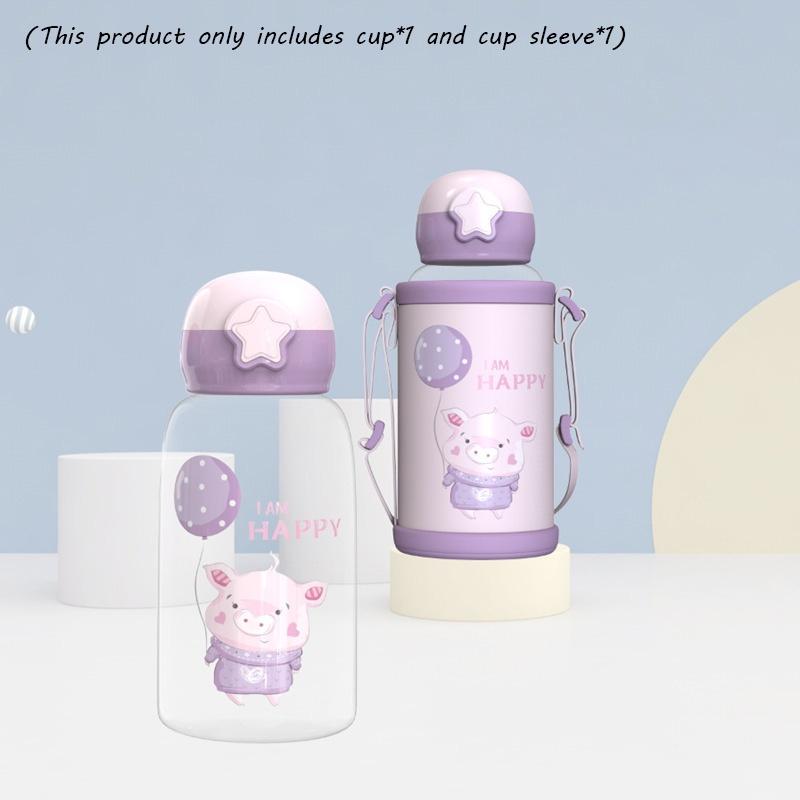 Bottle 700ml Water Straw Cup Sleeve Portable Leakproof Kid Kettle Sports Travel