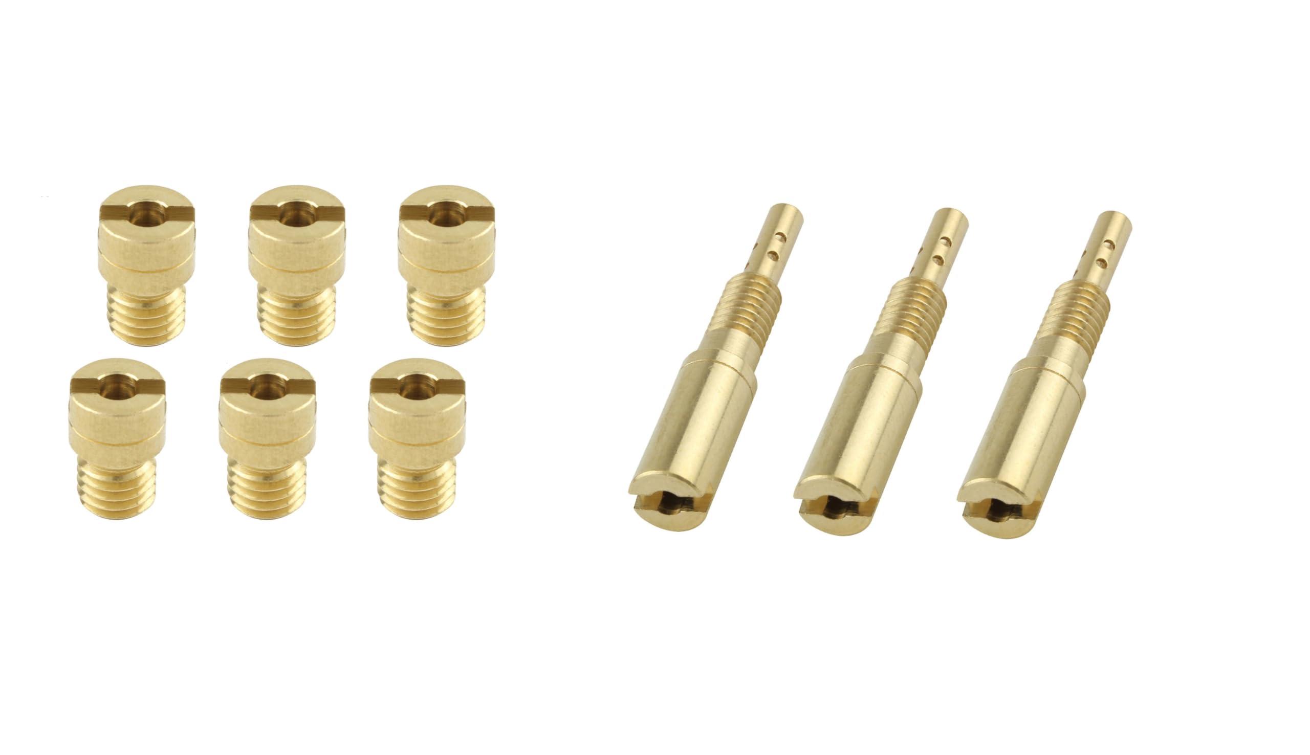 

POSH Мотоциклетные принадлежности Набор главных жиклеров/жиклеров холостого хода Набор главных жиклеров/жиклеров холостого хода увеличенного размера Главный (6X9) золотой