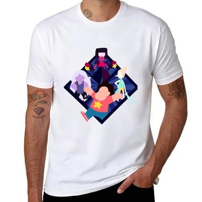 Steven Universe 4 T-Shirt Man T Shirt Summer Cotton T Shirts High Quality T-Shirt