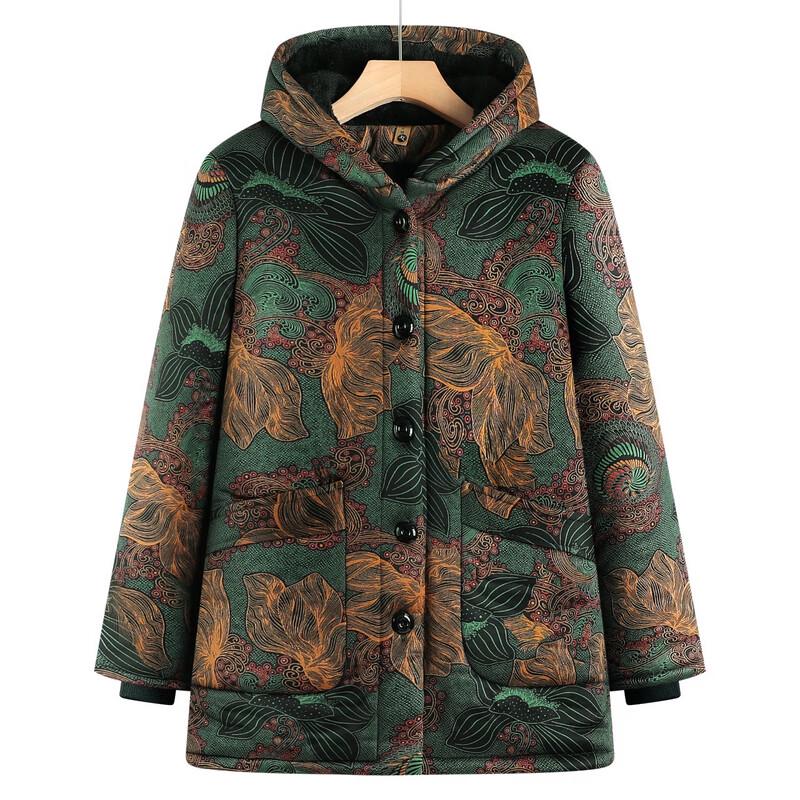 Yalu Women's Hooded Winter Cotton Coat