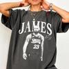 Vintage LeBron James Shirt, Basketball Comfort Colors Tee, Philly 23 Graphic Shirt, Retro Basketball Fan Gift, Game Day Tee