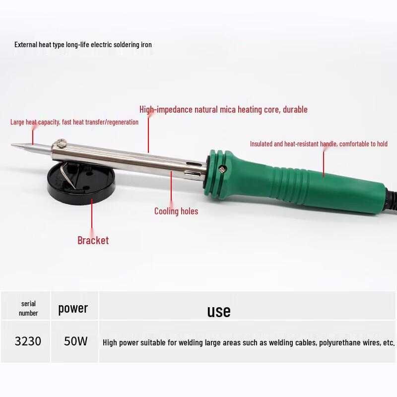 

Ding Ruida External Heat Soldering Iron CN plug (adapter included)