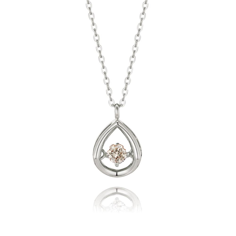 Roseedor Sweet Drop Diamond Necklace (Wg)_210103106