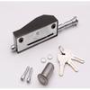 Aluminum Zinc Zinc Alloy Automatic Revolving Doors Framed Spring Revolving Door Bolt Lock  Bathroom