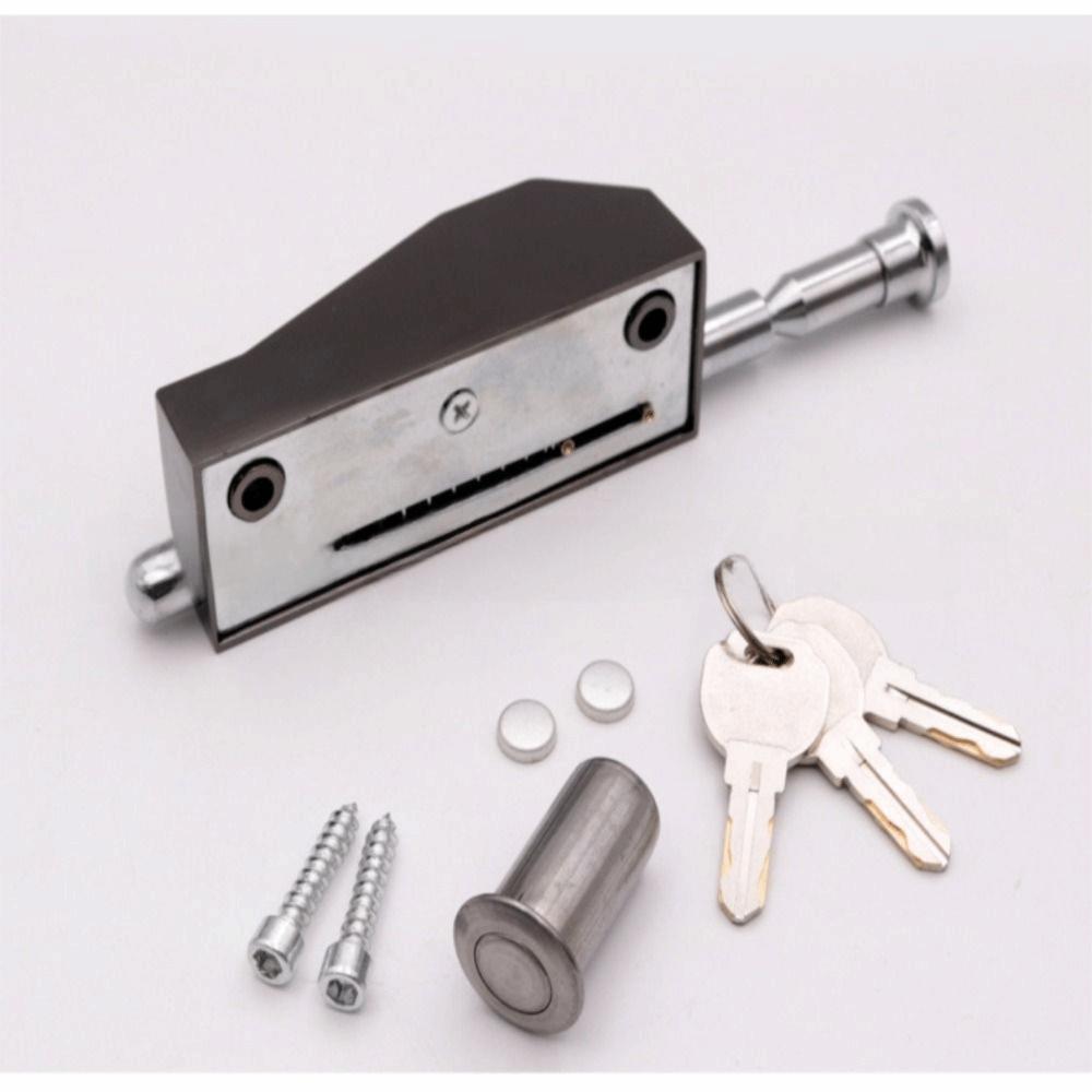 Aluminum Zinc Zinc Alloy Automatic Revolving Doors Framed Spring Revolving Door Bolt Lock  Bathroom