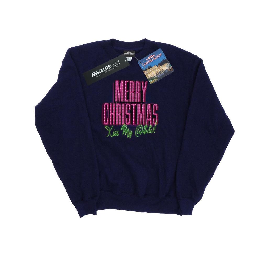 National Lampoon´s Christmas Vacation Womens/Ladies Kiss My Ass Sweatshirt