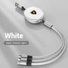 For Lamborghini Urus Huracan Aventador Premium Cable Scalable Phone Car Interior 3 In 1 USB Fast Charging Cable Auto Headrest qer3