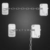 Anti-Pinch Hand Baby Safety Lock White Self Adhesive Window Restrictor Child Protection No Drilling Refrigerator Door Lock