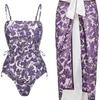 2025 European & American Vintage Tummy-Hiding Swimwear Set: One-Piece & Two-Piece Options