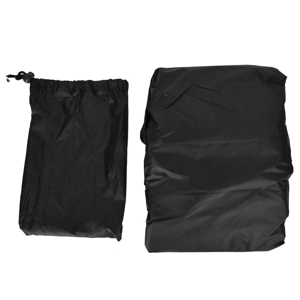 Patio Heater Cover Courtyard Fireplace Waterproof UV Resistant Anti dust Cover Black