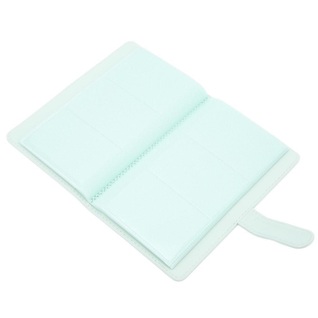 3 Inch 108 Pockets Photo Album PU Leather Mini Photo Album for Movie Tickets Business Cards