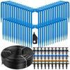 2/4-Way Drip Arrow Irrigation Set Gardening Water-Saving Drip Irrigation System Greenhouse Planting Watering 3/5Mm Hose Kit