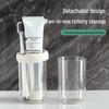 Portable Travel Toiletry Set: Mouthwash & Toothbrush Holder for Trips