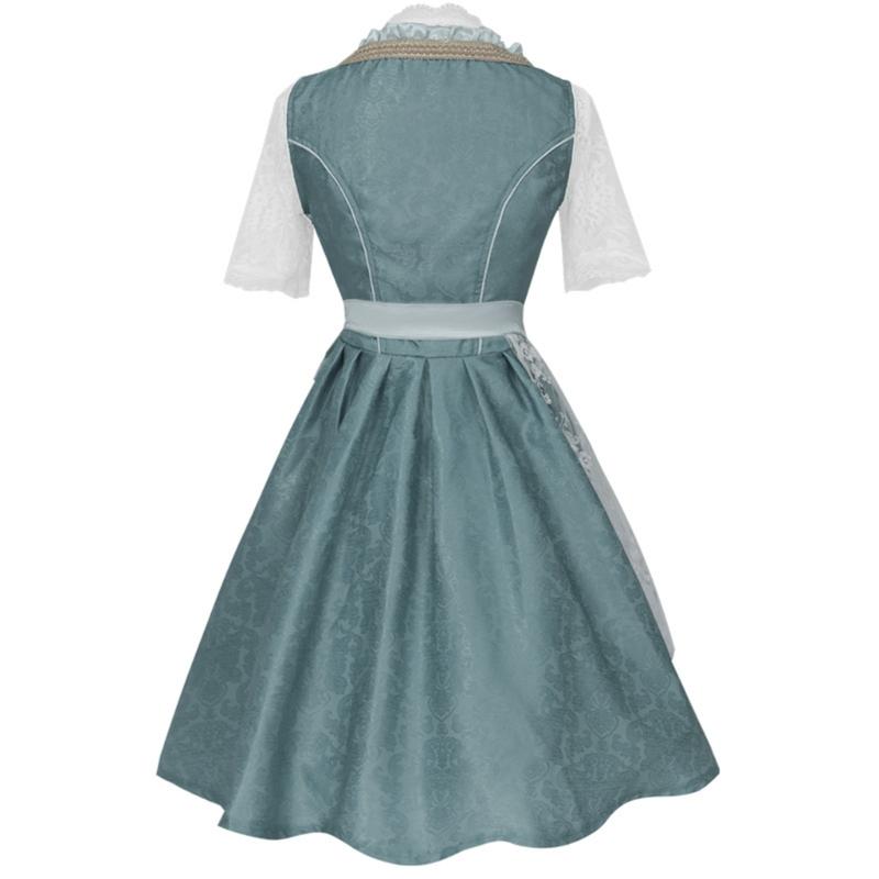 German Beer Festival Dress Suspender Dress Lace Blouse 3 Colors Breathable Polyester Costume Outfit