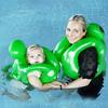 Inflatable Swimsuit Strong Resilience Endurance Anti-Leakage Valve Thickened PVC Reusable Swimwear for Kids Adults