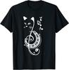 NEW Cool Cat Piano Funny Musical Cat On Piano Keyboard Tee T-Shirt S-5XL Unisex T-Shirt