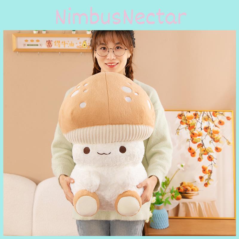 Mushroom Man Plush Toy Cartoon Stuffed Doll Room Sofa Decoration Gifts Kids