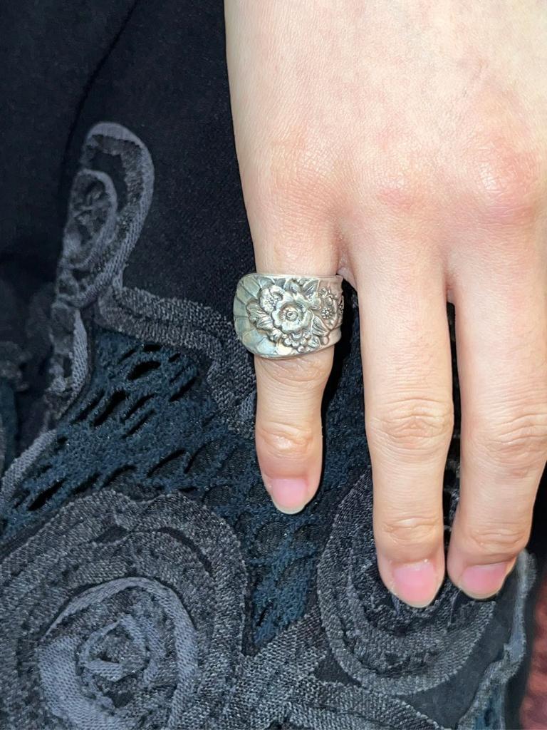 Abitmor Paisely Spoon Ring