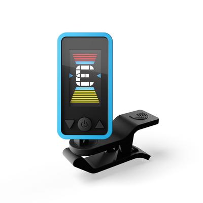 Eclipse Tuner Chromatic Tuner with D'Addario Clip-on Full-Color Display, Blue, PW-CT-17BU