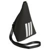 Adidas Fashion Simple Zipper Closure PU Handheld Crossbody Shoulder Bag Chest Bag Mini Unisex Bags Black JX5476