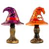 Witch Hat Table Lamp Halloween Gothic Resin Stained Glass Night Light Party Decor Mood Atmosphere Desk