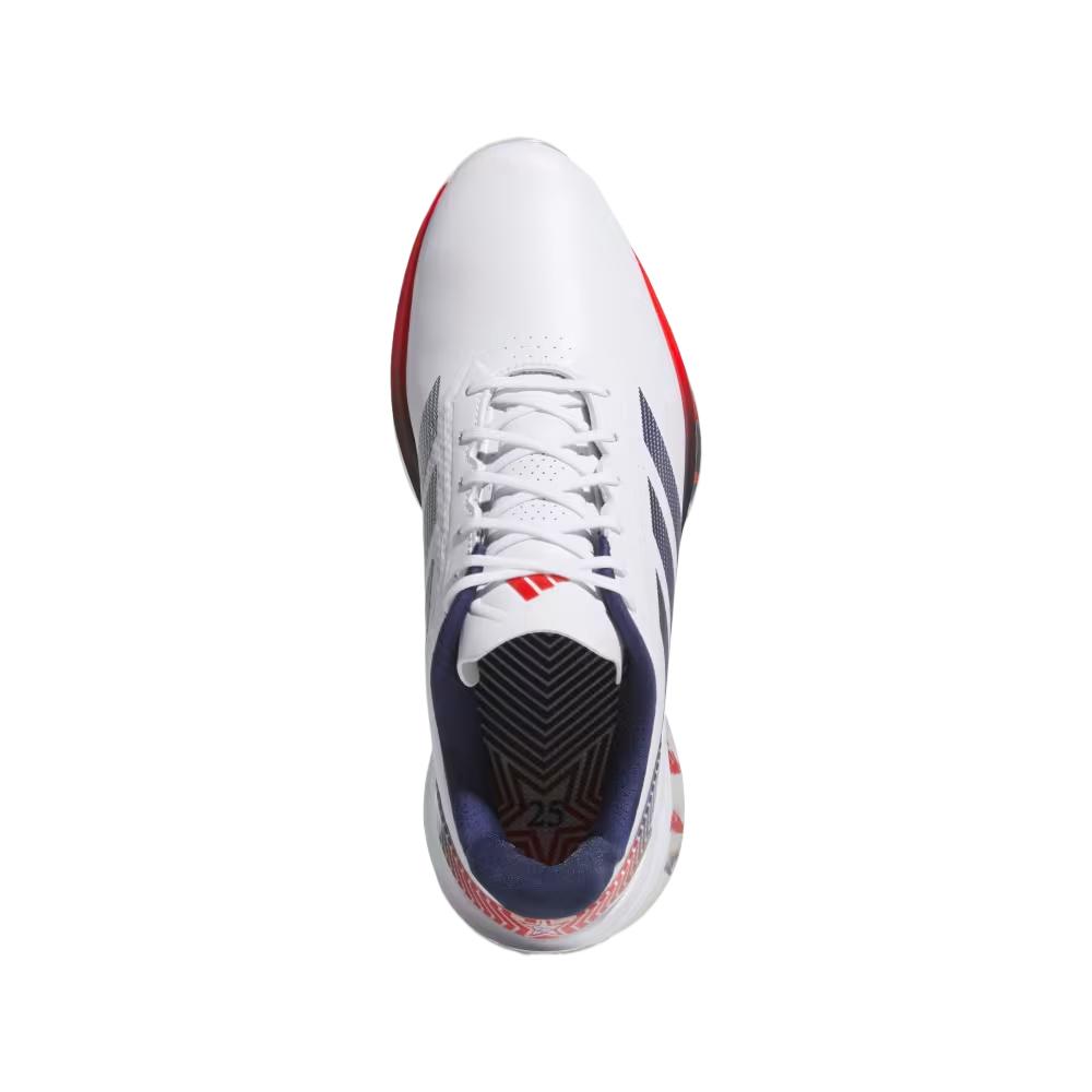 Adidas Adizero ZG Spikeless Golf Cloud White Blue Red Men Sneakers Dark-Blue JS1898
