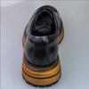 Thick-Soled Derby Leather Shoes Large-Size Wedding Shoes Trendy Lace-Up Bald Shoes Heightening Shoes Full Leather Casual Men'S Shoes Inside Out