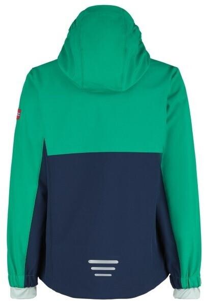 Куртка Trollkids Kristiansand softshell jacket синий зеленый оранжевый