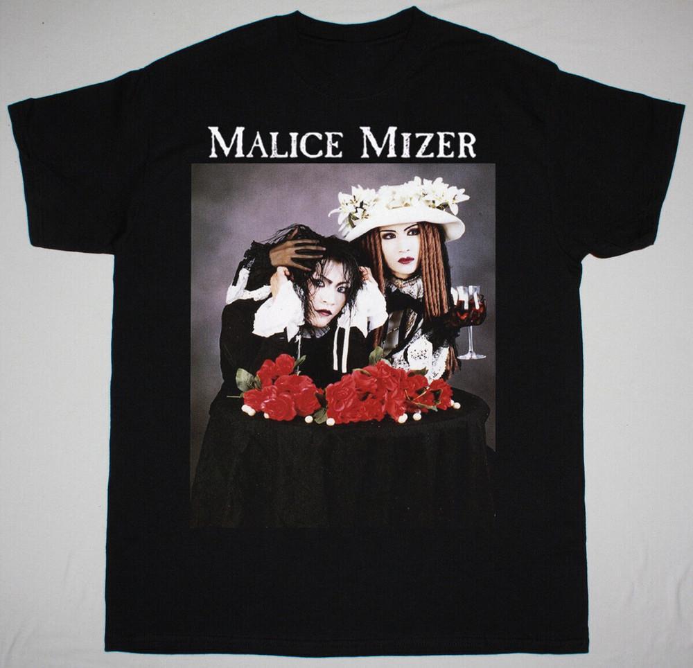 НОВИНКА Горячая Malice Mizer Mana & Yuki Memoire Черная Все Размеры S-5XL Футболка FA1869 Унисекс Футболка S
