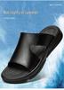 Men's Plus Size Cowhide Flip-Flops - Lightweight, Thick Sole, Summer Beach Sandals
