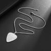Wind Heart Shape Guitar Fashion Jewelry Pendant Necklace