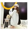 Women's 2026 Korean-Style Jacquard Hooded Pullover - Autumn/Winter Trendy Loose Fit Hoodie