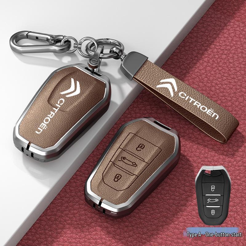 Car Key Cover & Buckle for Citroen C3XR, C4L, Tianyi, C5, C4 Sega, Elysee, C6 Models