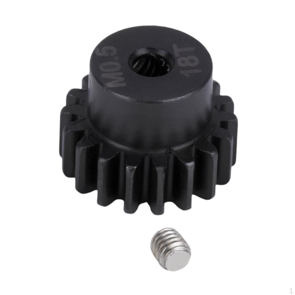 High-Performance Hardened Steel Pinion Gear for 1/18 And 1/24 RC Cars, Miniature Vehicles DIY