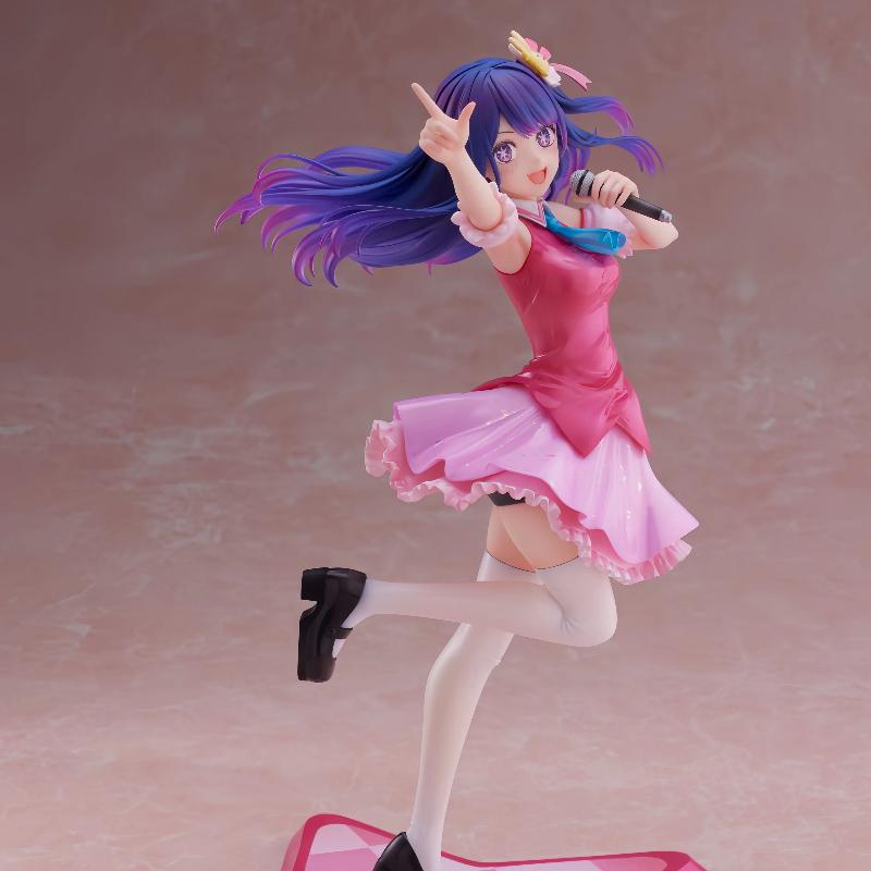 21cm Hoshino Ai Oshi No Ko Gk Statue Anime Figure 21cm Painted Version With Stage Base Desktop Decoration Gift For Anime Fans