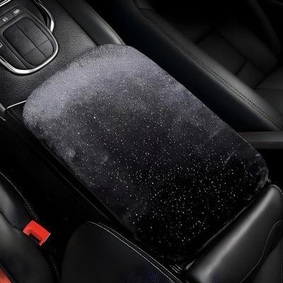 Car Center Console Cover Cosmic Soft Car Hand Rest Pad Non-slip Winter Auto Center Armrest Protective Cushion Support Elbow