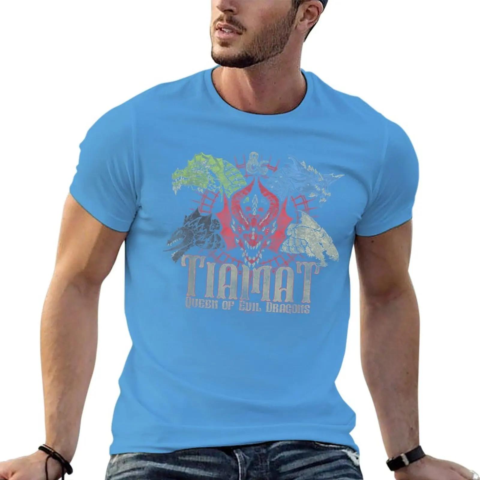 Evil Tiamat Tshirt Customs Plus Size Clothes Vintage Unisexs Shirts Graphic Tee S